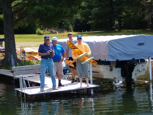 Don, Stan and Conrad on Dock